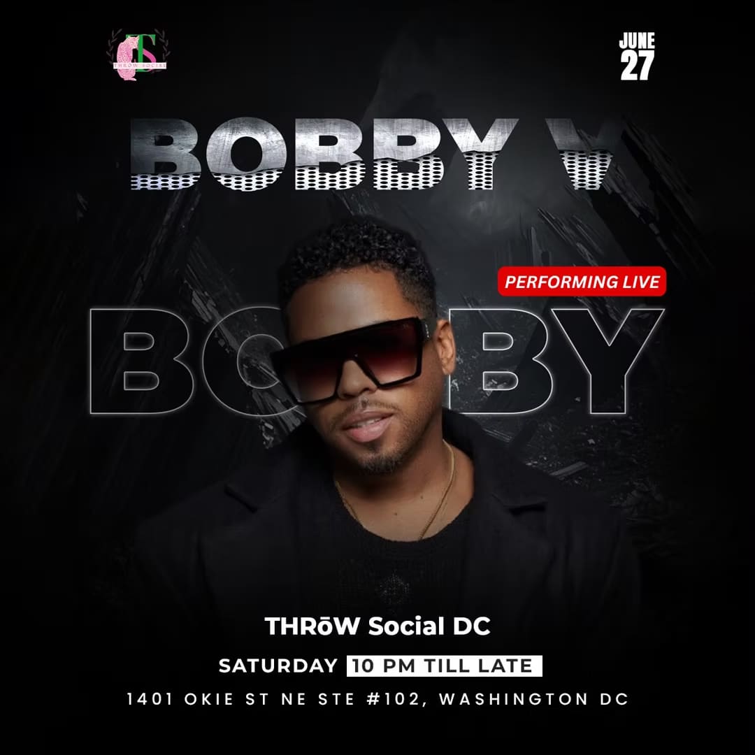 Bobby performing live at THRōW Social DC